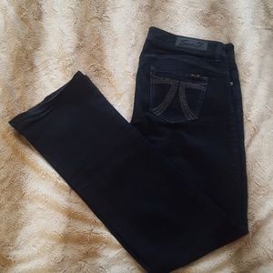 Seven slim boot jeans very dark rinse 10